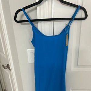 NWT! SKIMS FITS EVERYBODY SLIP DRESS! COLOR MYKONOS SIZE SMALL